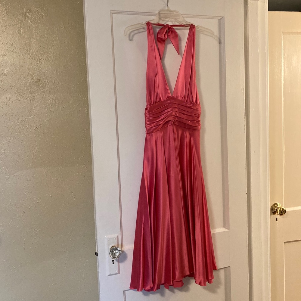 Silk Halter Dress